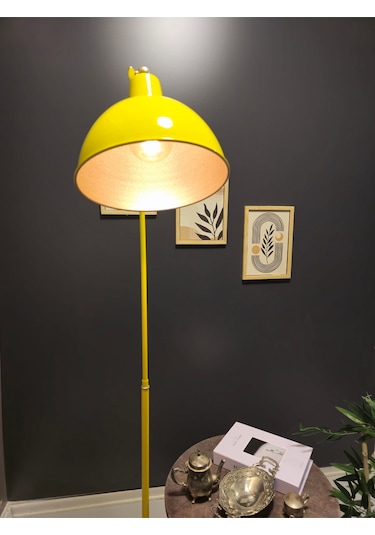 Dolce Taksi Sarısı Lambader Hareketli Başlık Modern Dekoratif... Sarı