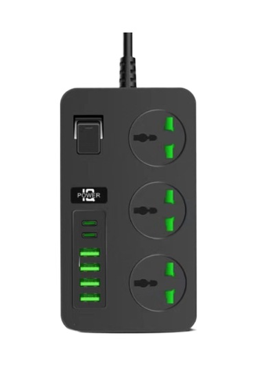 Jian Fan Çok Fonksiyonlu Akıllı Eklenti Çokluçuval Ev Kablolu Sokto Yüksek Güçlü Ceklenti Kartı4 Usb Eklenti