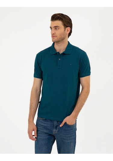 Pierre Cardin Erkek Zümrüt Tişört Basic 50280754-vr055 Zümrüt