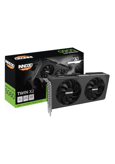 Inno3D Geforce RTX 5060 8 GB Twin x 2 128 Bit GDDR7 Ekran Kartı