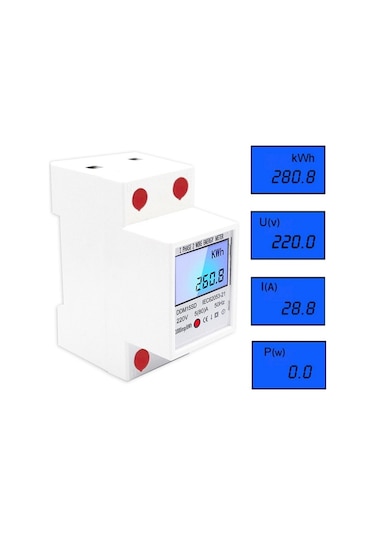 Butuglobal Ddm15sd 5 A Lcd Ekranlı Tek Fazlı Ray Ölçer