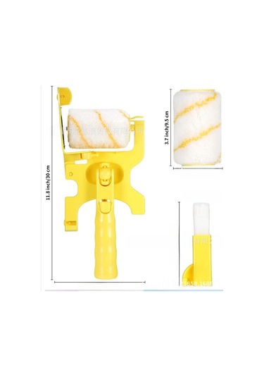 Symbee Duvar Boya Kenar Düzeltici Rulosu - Yumuşak Fırça Ve Sprey İle İç Köşeler, Tavanlar Ve Tabanlar İçin Profesyonel Sonuç