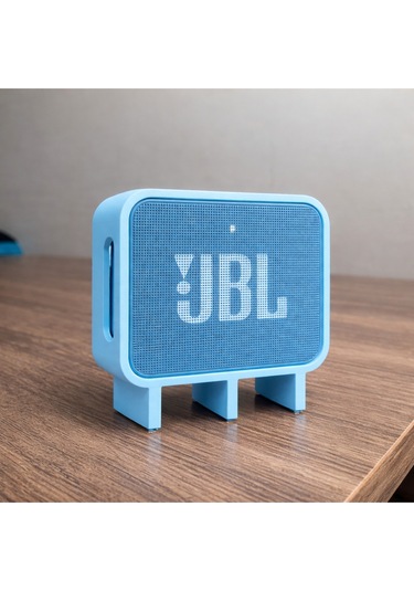 Go 3 Uyumlu Hoparlör Standı Masaüstü Yükseltici Mini Speaker Tutucu Mavi