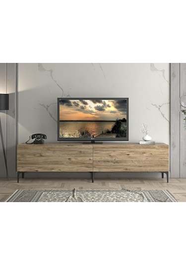 Wood'N Love Vega Premium 200 Cm Geniş Dolaplı Metal Ayaklı Tv Üni (533004083)