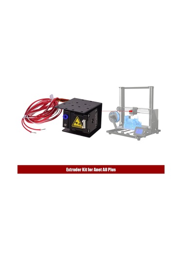 Yaozixa Anet A8 Plus İçin Metal Ekstruder Seti - 42 Adım Motorlu, 0.4mm Nozul, 1.5m 12v/40w Isıtma Borusu, 1.75mm Filament Desteği