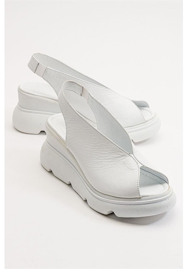 Zeyn Shoes 7672 Beyaz Kadın Ayakkabı 001
