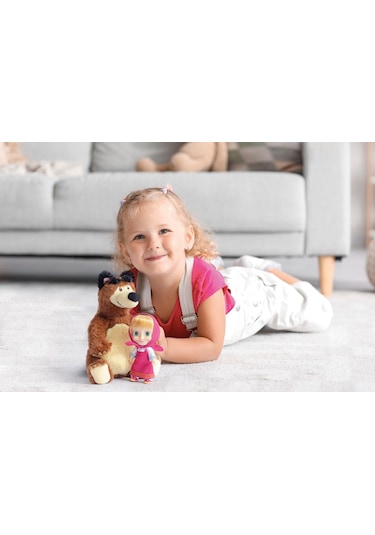 Masha&Koca Ayı 20 CM Pelüş 12 CM Bebek