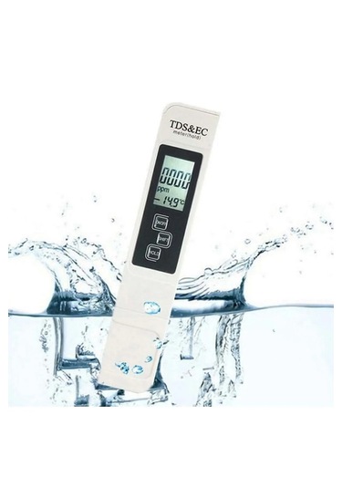 Yenilzd Sıcaklık Ölçüm Cihazı 3in1 Dijital Tds Su Kalitesi Değeri