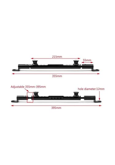 Motosiklet Aksesuar Tutucu Gidon Barı Xmax Nmax Pcx Vb Scooter Ve Vitesli Modellere Uygun Siyah