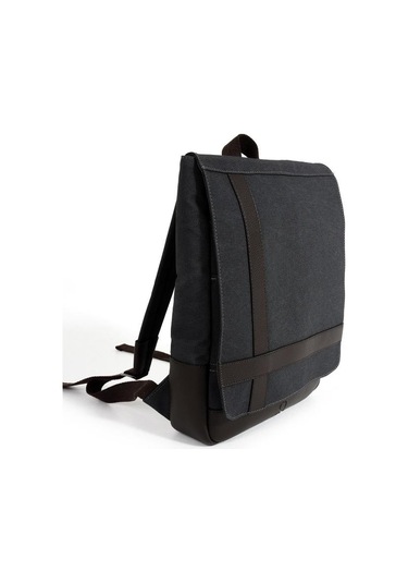 Kadın Sırt Çantası 35 22 Cm Kanvas Kumaş Laptop Bölmeli Business Sırt Çantası Okul Çantası Mega Bag Antrasit