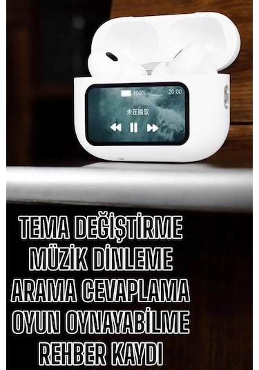 Kablosuz Yeni Nesil Bluetooth Bağlantılı Dokunmatik Ekranlı Kulak İçi Pro