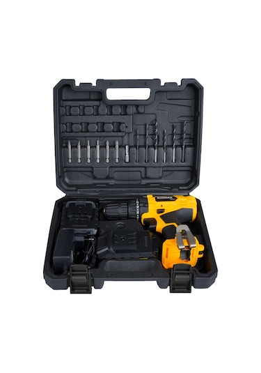 RTRMAX RTM350 Şarjlı Matkap Çift Akülü 30 Nm Li-ion 2x1.5 Ah - Akü Dahil