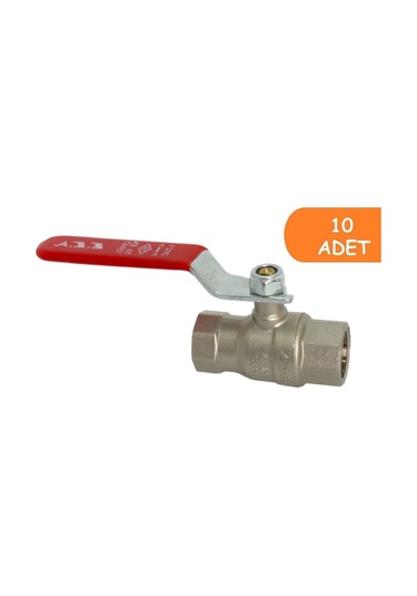 10 Adet Eca 1/2 Endüstriyel Tip Küresel Valfi İç Vida X İç Vida Pn25 602122187