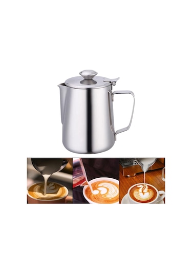 Suntek Süt Köpürtme Sürahi Dökme Sürahisi Kahve Ev Bar 1500-ml