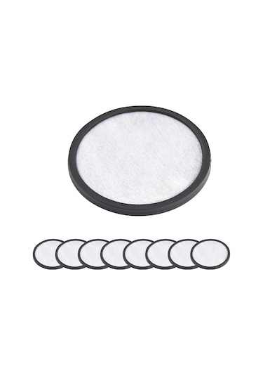 Honmex Mr. Coffee Kahve Makinesi İçin Uyumlu 12'li Kahve Filtresi Seti - Karbon Fiber Pamuk + Plastik Malzeme Beyaz