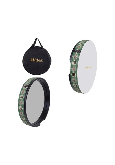 Midex Br-411 Kaliteli Bendir Def Akort Ayarlı El Tutma Oyuklu Çantalı
