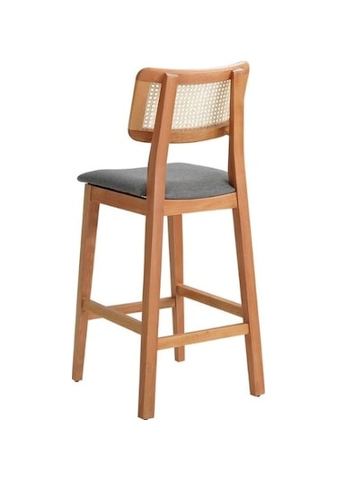 Zeus Hazeranlı Bar Sandalyesi Gri