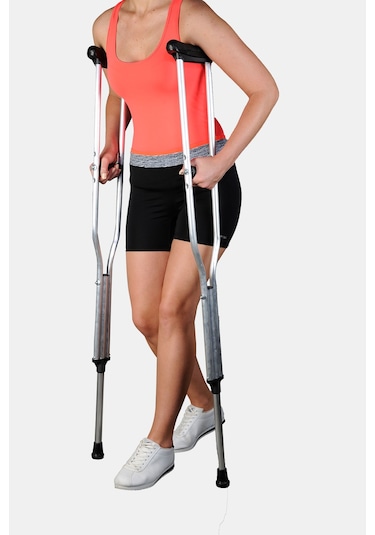 Alüminyum Koltuk Değneği Pimli (1 Çift) Büyük Boy L