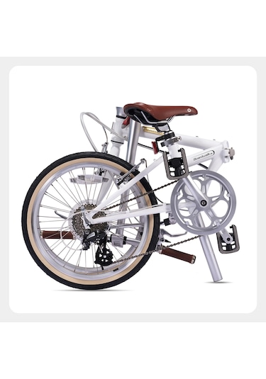 Dahon Boardwalk D8 20 Jant Katlanır Bisiklet 8v Beyaz Siyah