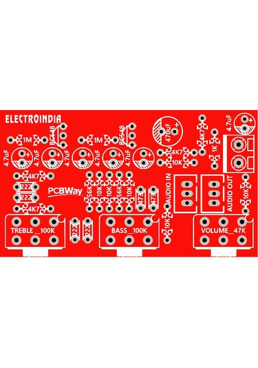 5 Adet Stereo Ton Kontrol Devresi Bc548 Transistörlü