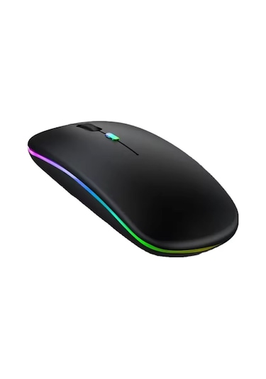 Maxgo 3147 Kablosuz Wireless 2.4g Bluetooth Sessiz Mouse Şarj Edilebilir Rgb Renkli Ergonomik Tasarımlı