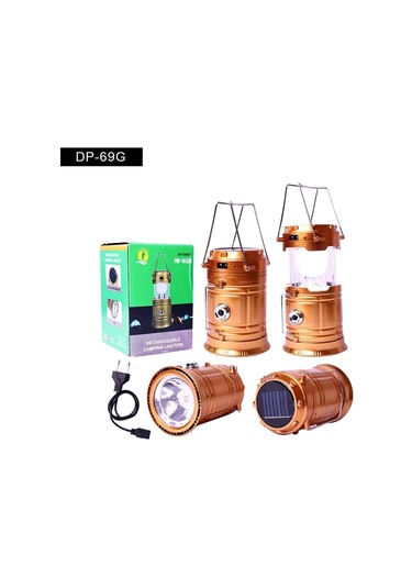 Dempower Kamp Feneri Açık Gri