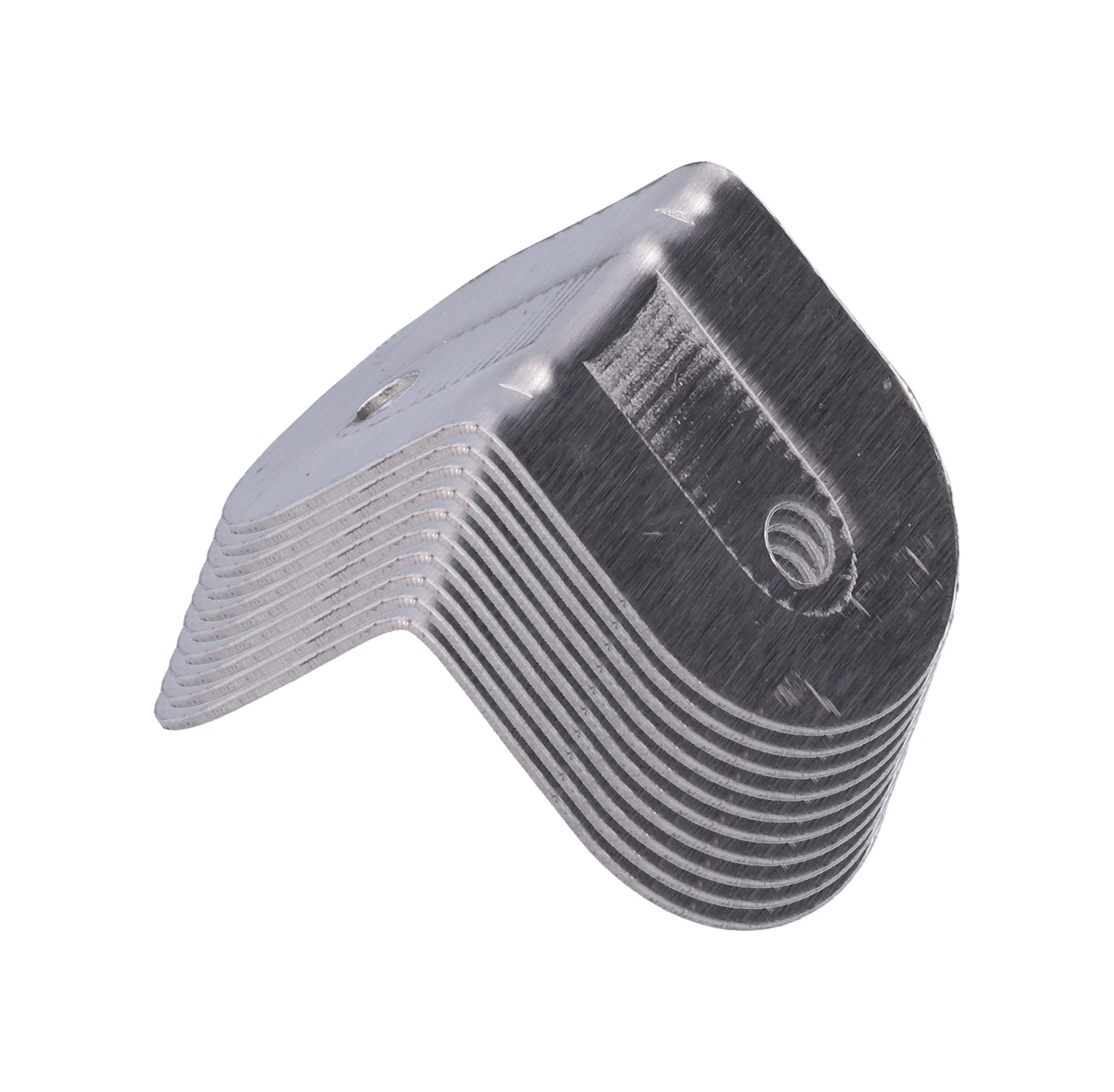 Geeroyoo 10 Adet 40x40mm Paslanmaz Çelik Köşe Ayiracı - 90 Derece Dayanıklı Taşıma, Mobilya Sabitleme, Dolap/raf Güçlendirme Diğer