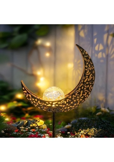 Trendooze Gaojunshop01 3d Ay Işığı, Ip65 Su Geçirmez Ay Bahçe Lambası