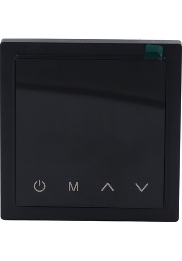 Moveevo Mh1828a Siyah Akıllı Zemin Isıtma Termostati - Led Ekranlı, 16a, 1 C Hassasiyetli, Kaza Kilitli, Kesinti Belleği, Ac85-250v Uyumlu