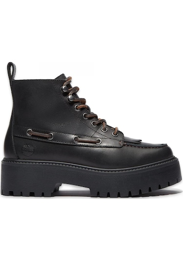 Timberland Tb0a27yz Stone Street Mid Lace Up Boot Siyah Kadın Bot Siyah