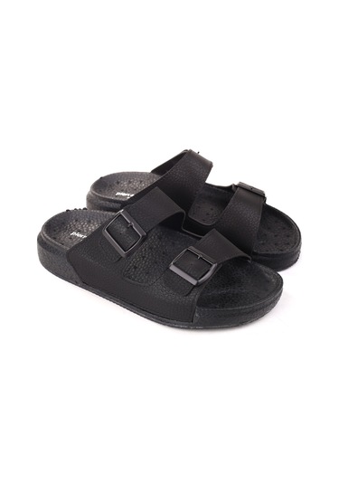 Pierre Cardin Pc-7408 Erkek Rahat Taban Tokalı Terlik Siyah