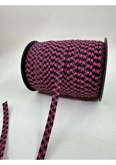 Paşateks 8 Mm Desenli Renkli Tres Lastik-5 Metre-pembe