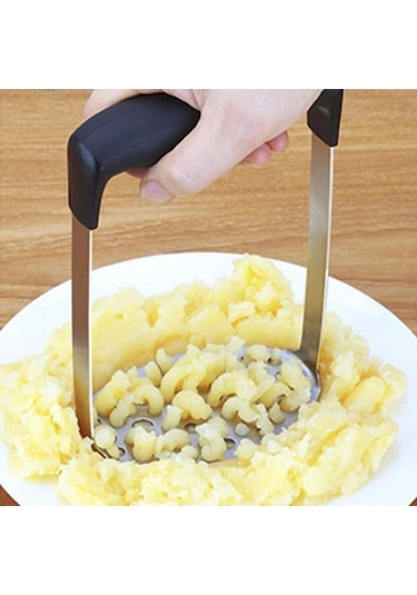 Trendooze Sebze Roamtic Ricer Püresi Patates Paslanmaz Mutfak Moda Meyve Ezici Çelik Baskı Aracı Fr
