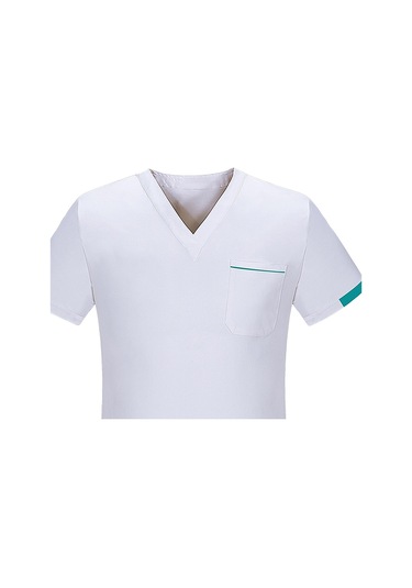 Suntek Magideal Kadın Erkek Scrubs Set Modern Dayanıklı Xxl-beyaz