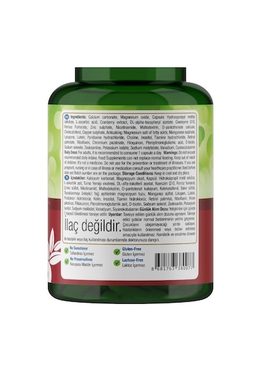 Natures Supreme Multivitamin For Women 60 Kapsül Aromasiz
