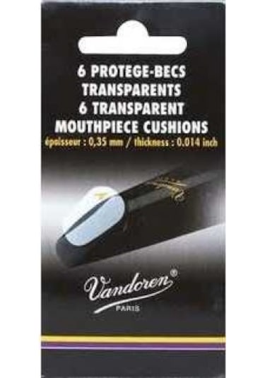 Vandoren Vmc6 0.35 Mm Şeffaf Profesyonel Klarnet Dişlik -6 Lı