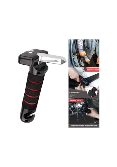 Moveevo Araba Kapısı Kol Dayama, Kırıcı Çekiç Ve Fenerli 3'ü 1 Arada Güvenlik Aleti - Kırmızı Siyah, Yaşlı Ve Hamilelere Destek, 350 Lbs Yüke Dayanır Moveevo Araba Kapısı Kol Dayama, Kırıcı Çekiç Ve Fenerli 3'ü 1 Arada Güvenlik Aleti - Kırmızı Siyah, Yaşlı Ve Hamilelere Destek, 350 Lbs Yüke Dayanır