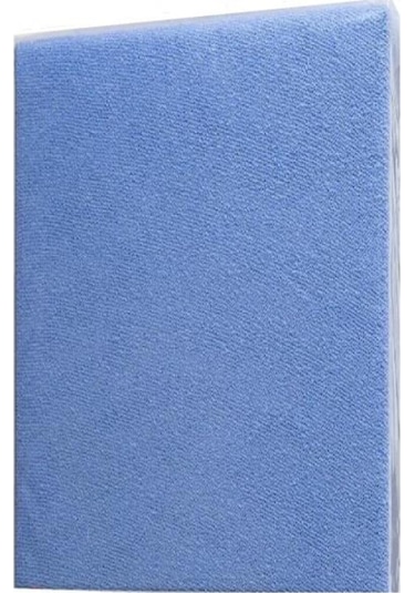 Altın Karma Havlu Lastikli Çarşaf Takımı 180x200 Cm 2 Adet 50x70 Cm Yastık Kılıfı Mavi