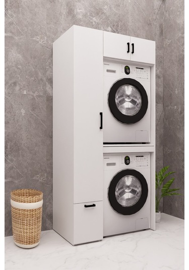 Mdf Çamarış Makinesi Ve Kurutma Makinesi Dolabı Çekmeceli Beyaz