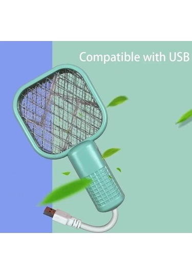 Zyzqstore Türkçe Elektrikli Sivrisinek Sineklik Uv Işık Kanca Böcek Havada Avlayan Şarjlı Model