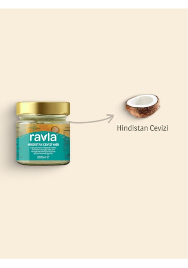 Ravla Hindistan Cevizi Yağı - 200ml 200 ML