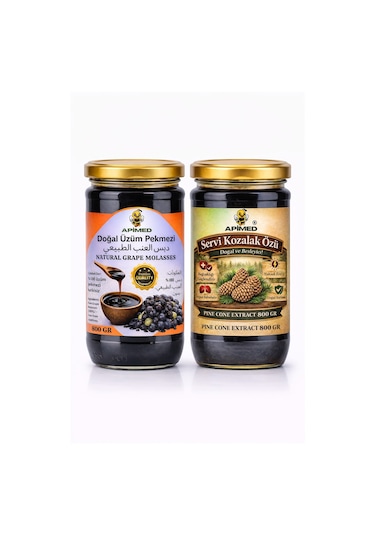 Servi Kozalak Özü 800gr Ve Üzüm Pekmezi 800gr 2 Li Harika Set