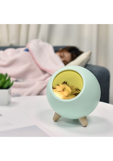 Symbee Evcil Hayvanlar İçin Silikon Ahşap Ambiyans Lambası - 3 Renk Seçeneği, Usb Şarjlı, 1.2w, 325g Diğer