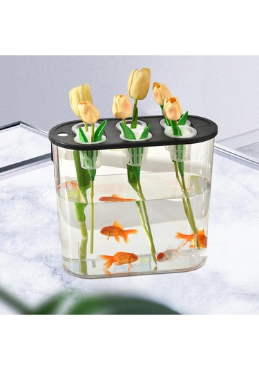 Homyl Hidroponik Yetiştirici Kutusu 6 Delikli Kapalı Masaüstü