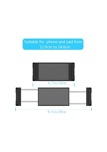 Cbtx X033 Ayarlanabilir Telefon Tablet Braketi 360 Derece Dönme Evrensel Araba Bardak Tutucu Tablet Standı