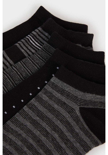 Defacto Erkek 5li Pamuklu Patik Çorap F5283axnskr1 Çok Renkli