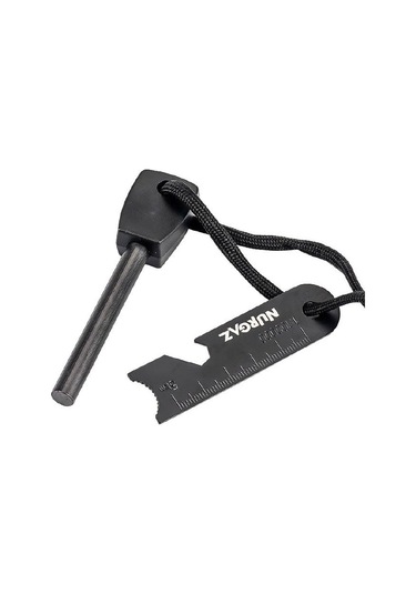 Nurgaz Ng Mc Ateş Başlatıcı Magnezyum Çubuk Siyah