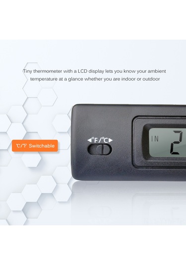Geeksen Lcd Ekranlı Mini Termometre İle İç Ve Dış Mekan Sıcaklık Ölçümü