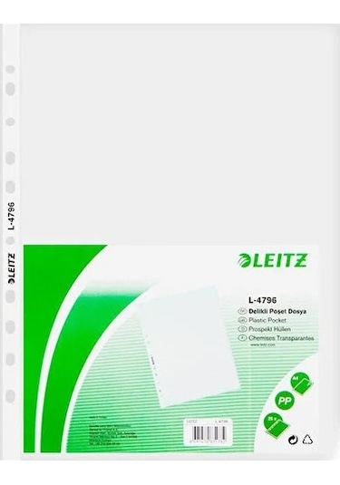 Leitz A4 Poşet Dosya 100lü Paket 4796