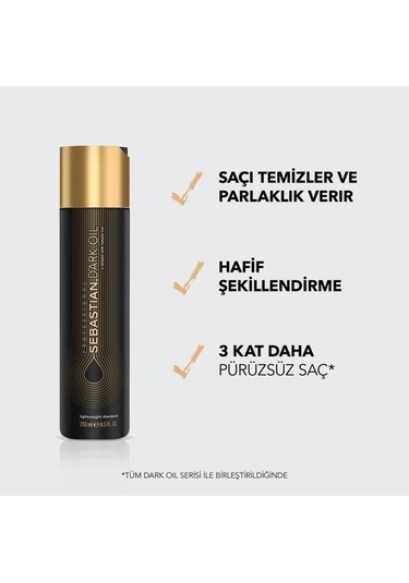 Dark Oil Şampuan 250 Ml - Tüm Saç Tipleri İçin